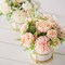 Fake Artificial Flowers in Vase Faux Peony Silk Hydrangea Flower Centerpieces Décor for Wedding Table Decoration